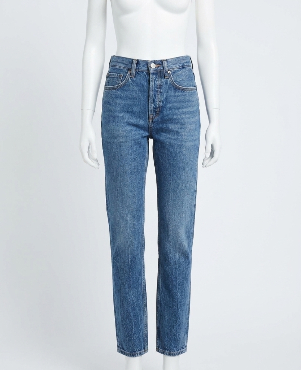 NEW RAILS topanga high waist jeans in zephyr blue